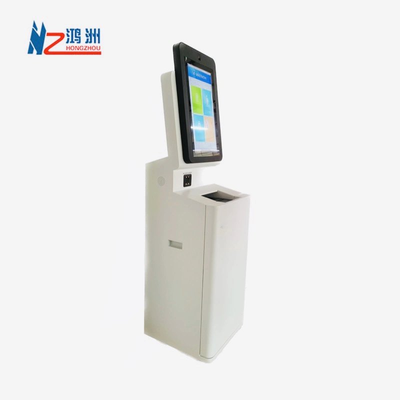 21.5 Inch Factory Cash Payment Kiosk with Cash Acceptor Coin Acceptor A4 Printing Machine Card Dispensing Kiosk