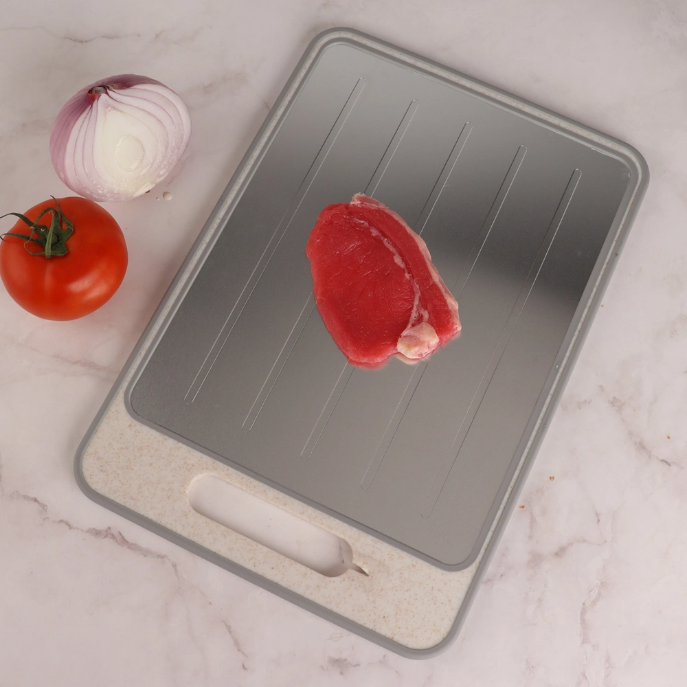 Hip-Home Double Side Cutting Board Stainless Steel Chopping Block