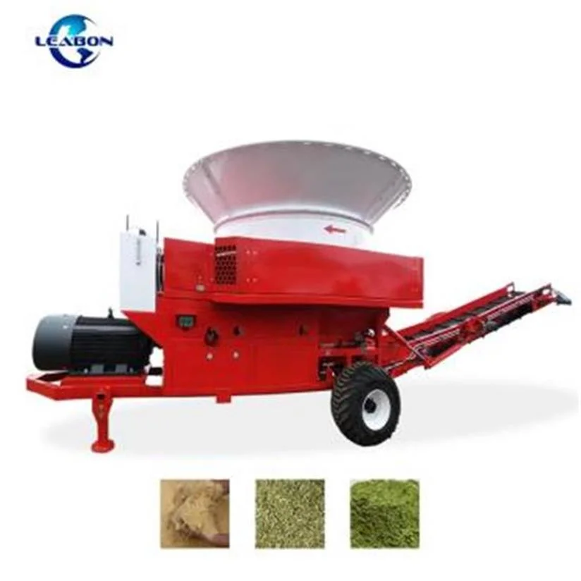 Farming Sweet Potato Vine Straw Bale Crusher Shredder Machine for Animal Food