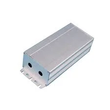 Black Anodized Extruded Aluminum Power Inverter Enclosure Box