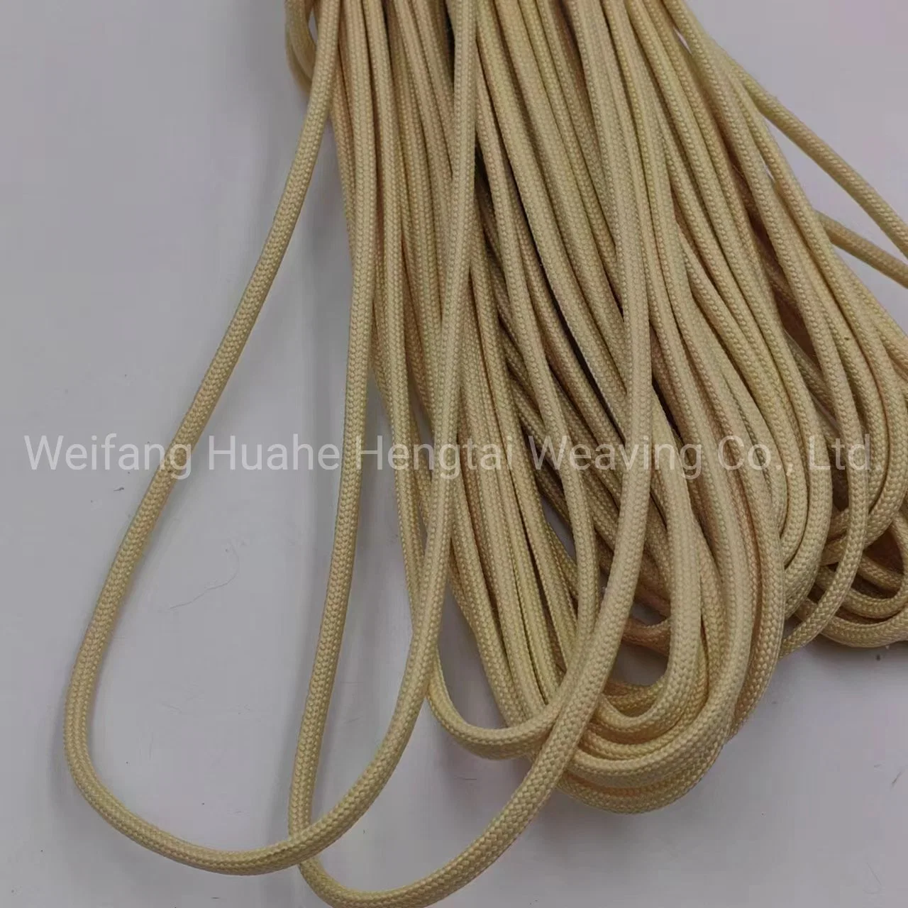 Strong Tensile Force and Aligned Aramid Rope Fire Retardant