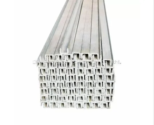 Material de construcción S235jr S275jr S355jr Purlin Structural U Profile Channel Acero al carbono en venta