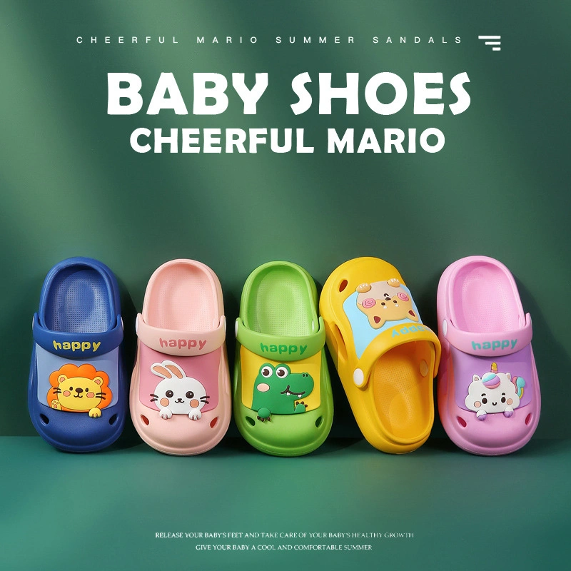 Boys and Girls Baby Cute Cartoon Characters Anti-Slip EVA Sandals for Children