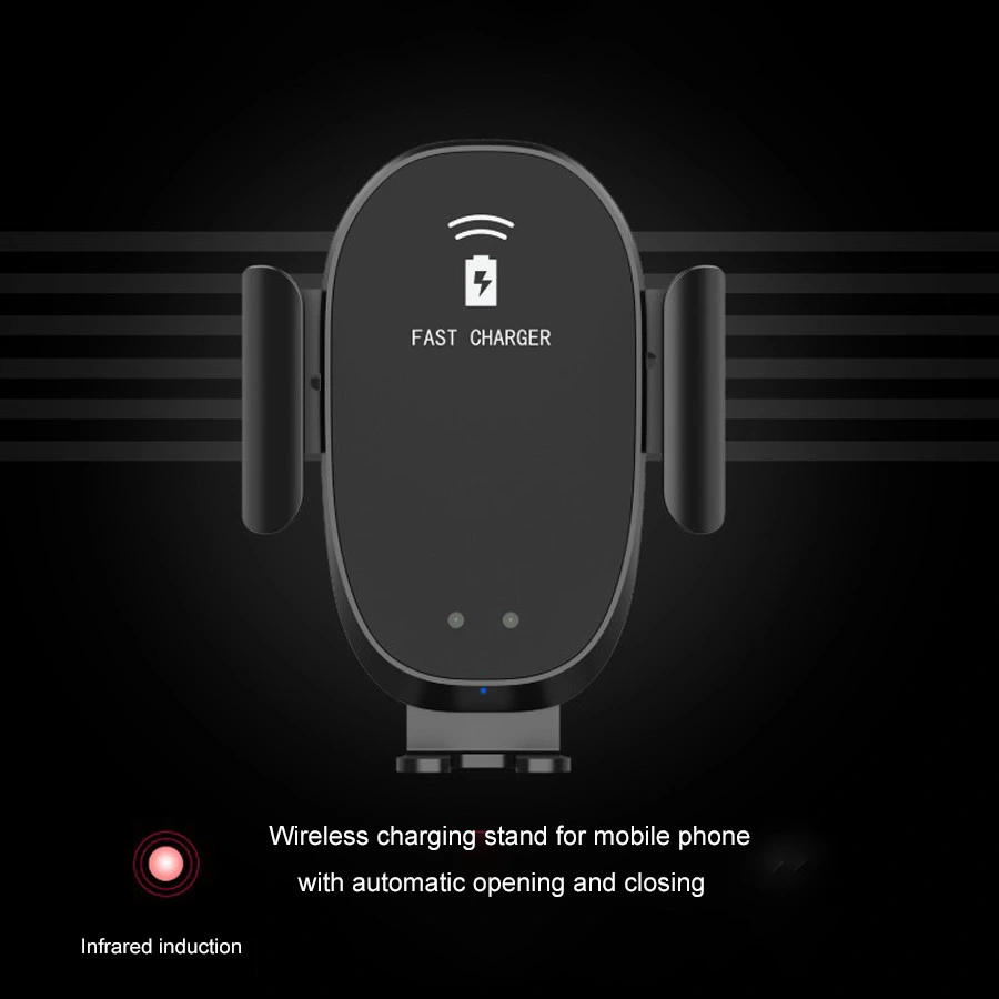 شاحن لاسلكي لقوس الهاتف المحمول Smart Auto-Switch الذي يعمل بالأشعة تحت الحمراء للسيارة