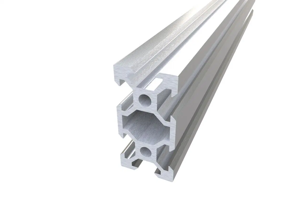 Aluminum Slot Profile for Machine in Mill/Anodizing Silver/Black Silver Finish