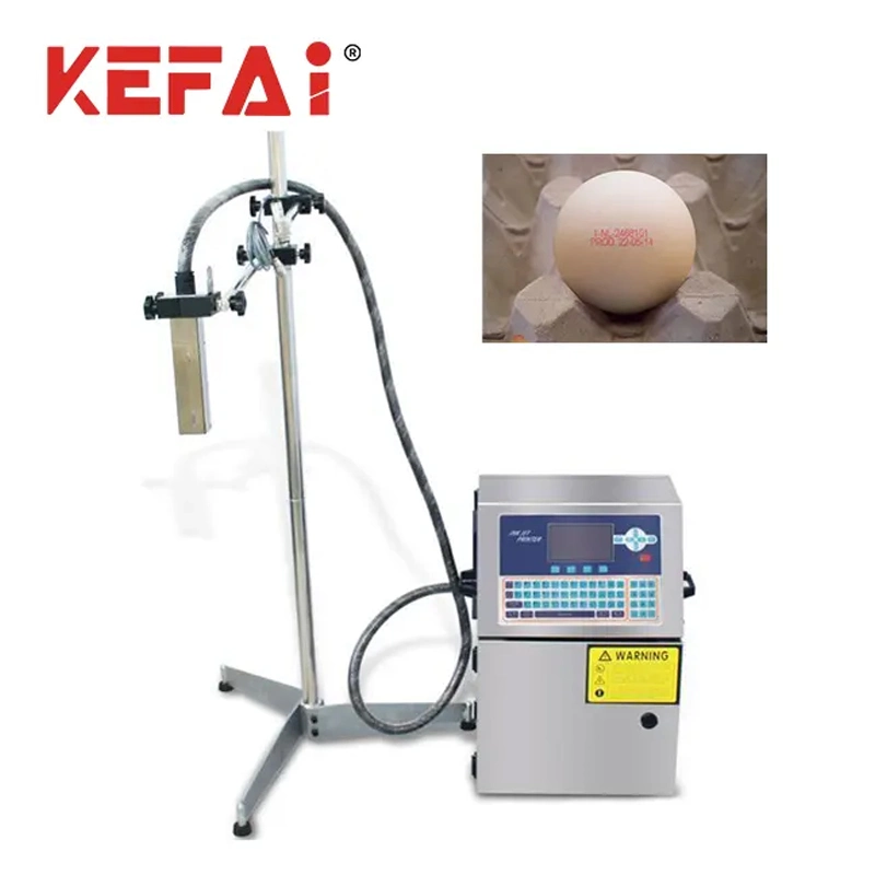 Kefai Inkjet Coding Printing Machine Egg Printer