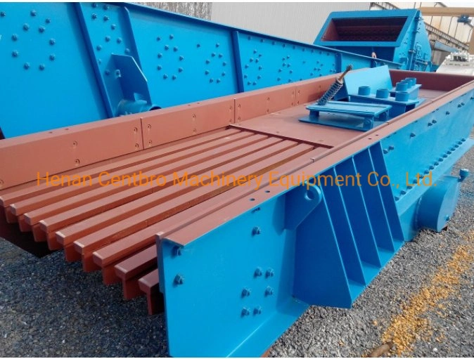 High Performance Vibrating Feeder for Volcano Rock/Industrial Sand, /Coal/ Gypsum/ Cement/Ore Crusher Supplier