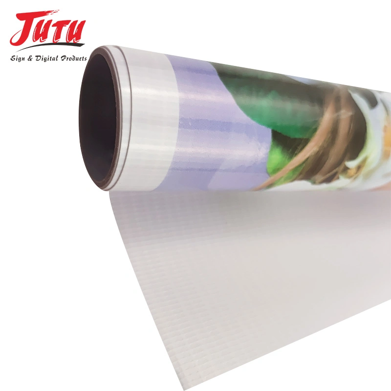 Jutu solidez clima 440-550g Banner recubierto para interiores y exteriores muestra