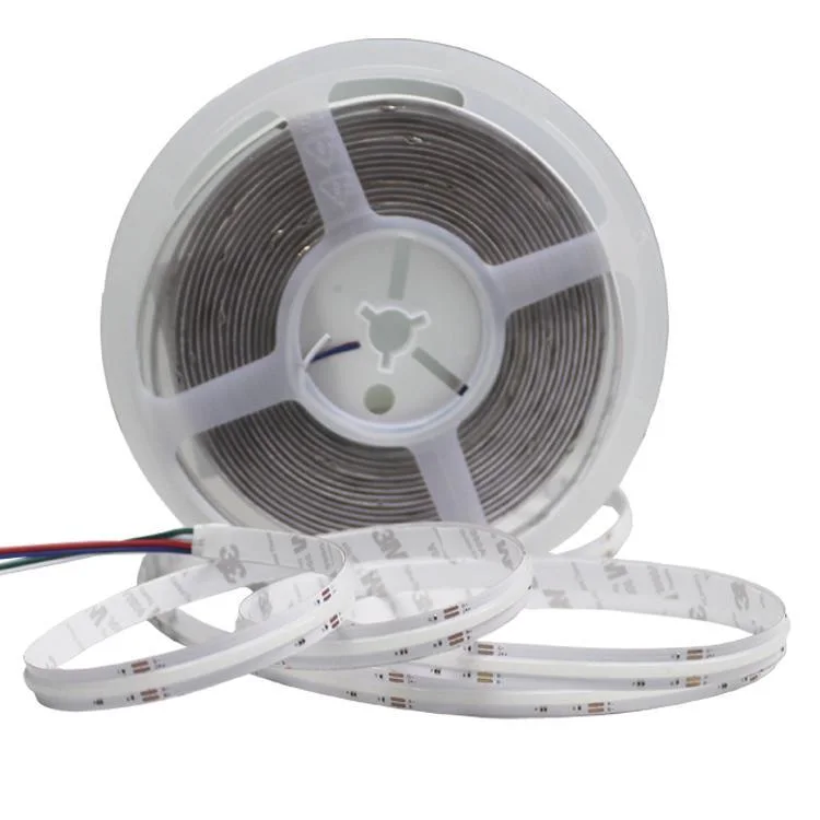 840LEDs/M RGB LED Tape Flexible 180 Degree Angle Flexible COB RGB LED Strip Light-DC12V 24V15W