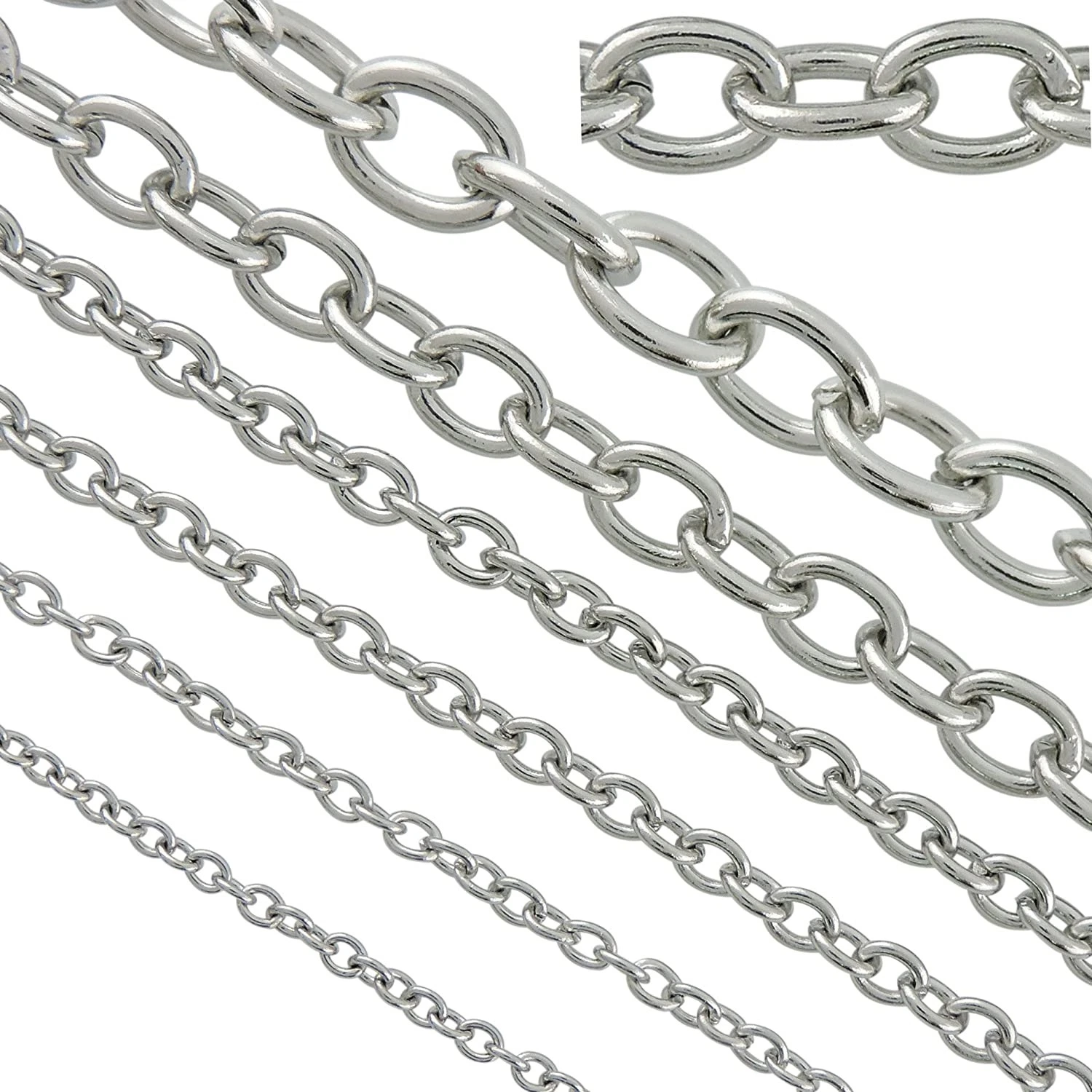 Grade 30 DIN766 Short Link DIN763 Long Link Medium ASTM80 Nacm90 JIS Standard Stainless Steel Link Chain