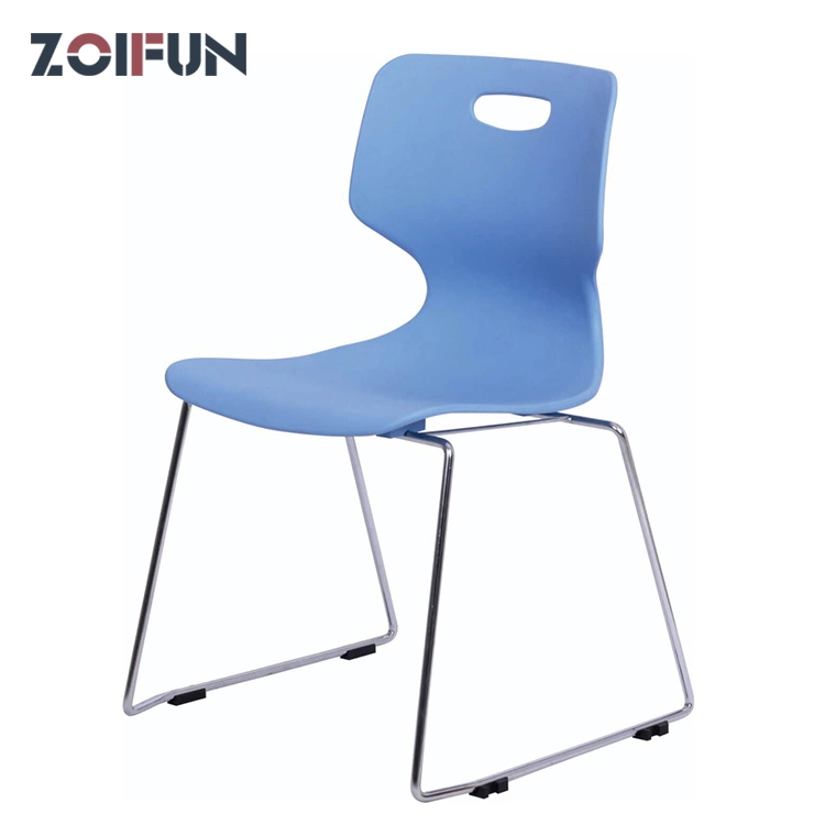 Direct Factory Supplier OEM Color Plastic Chrome Stack School Classroom Office Chairs with Adjustable Table