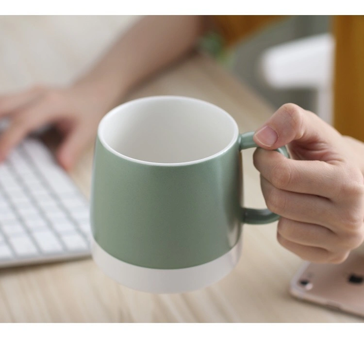 320ml tazas de cerámica mate con el logotipo de bloqueo de la Copa de cerámica taza de café