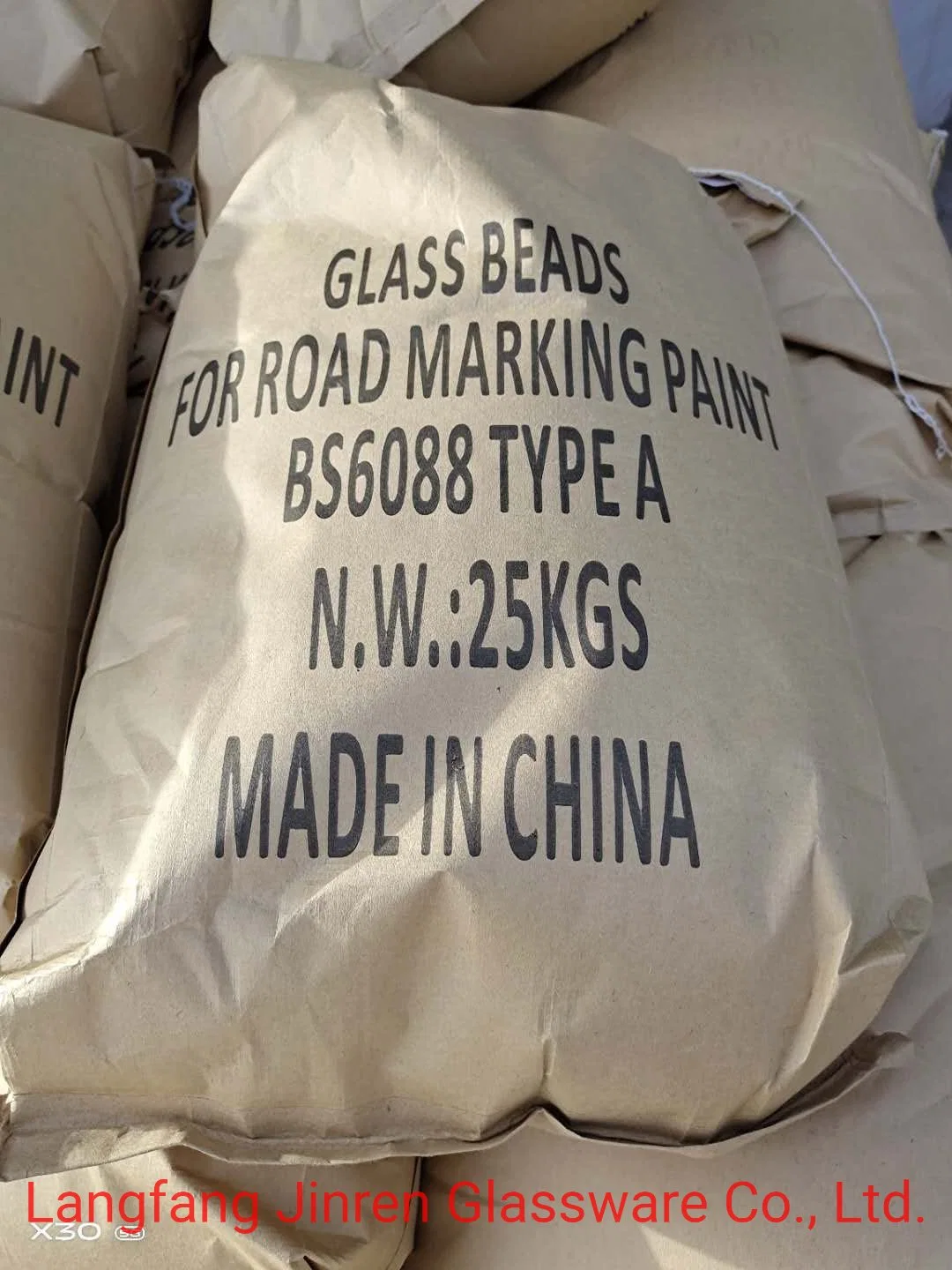 Wholesale/Supplier Drop-on Traffic Paint Intermix Reflective Road Marking Micro Glass Beads for Road Marking