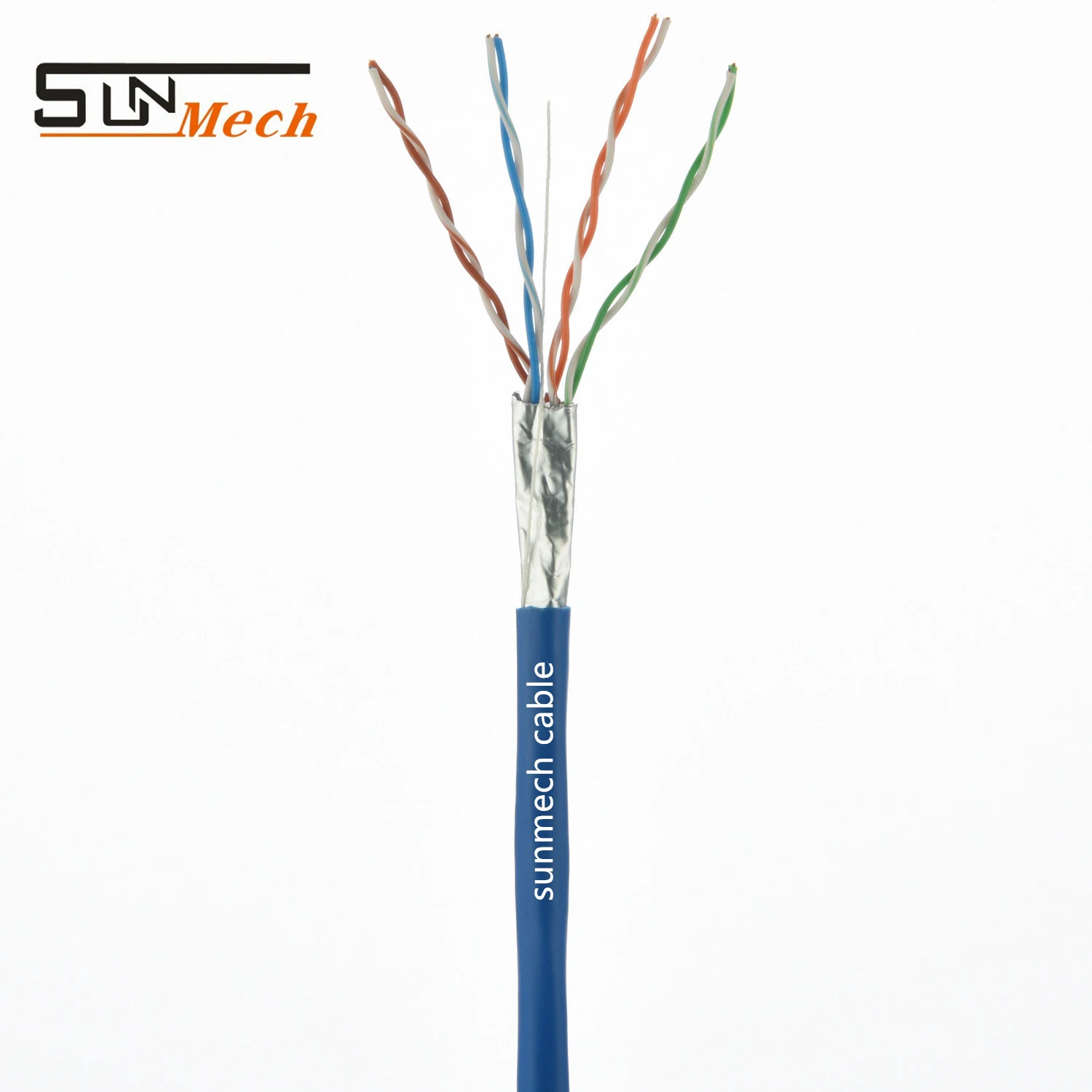 Equipo de cable LAN Cable 0,57cu CAT5 CAT6 CAT5e7 UTP Cat de cobre desnudo FTP SFTP Equipo Commucation Cable LAN Cable CCA 23AWG 24 AWG Cable de red