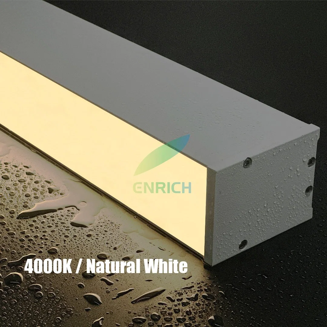 2FT 4FT 6FT 8FT Original Factory Price IP67 Waterproof Commerical LED Linear Light Modern Profile Indoor Linear Changdelier LED Ceiling Pendant