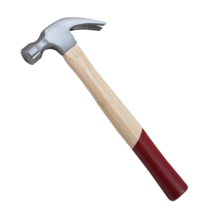 Drop Forged American Type Claw Hammer with Wooden Handle