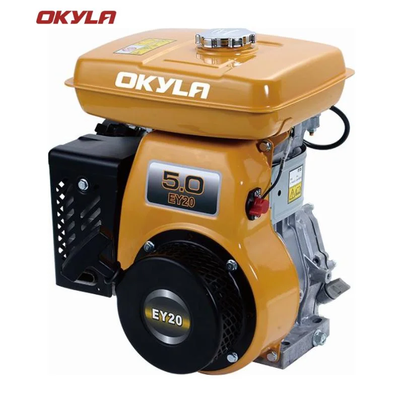 محرك بنزين Okyla E20 168f بمحرك بنزين لمضخة المياه 5.5HP 6.5HP 3.2HP