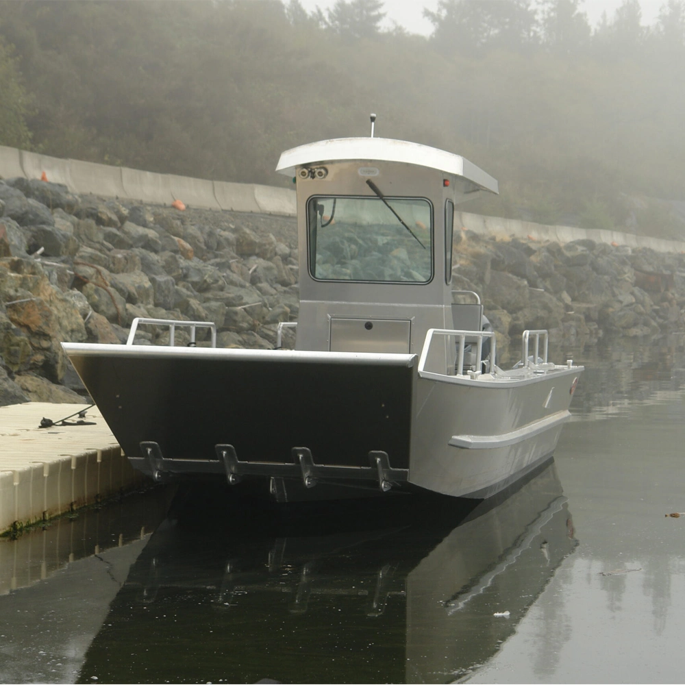 Centre Console Landing Crafts Barge Boat with Hard Top