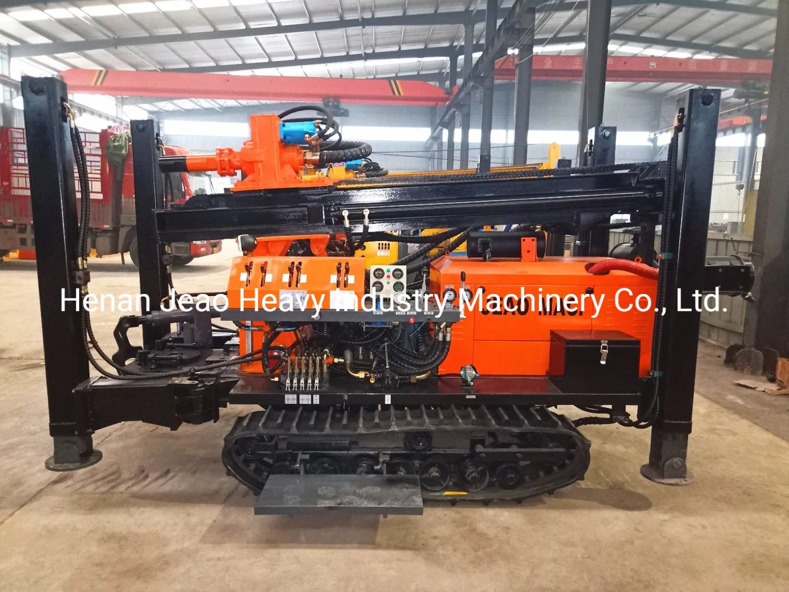 Jw180 Crawler Pneumatic Hydraulic DTH Water Well Drilling Rig