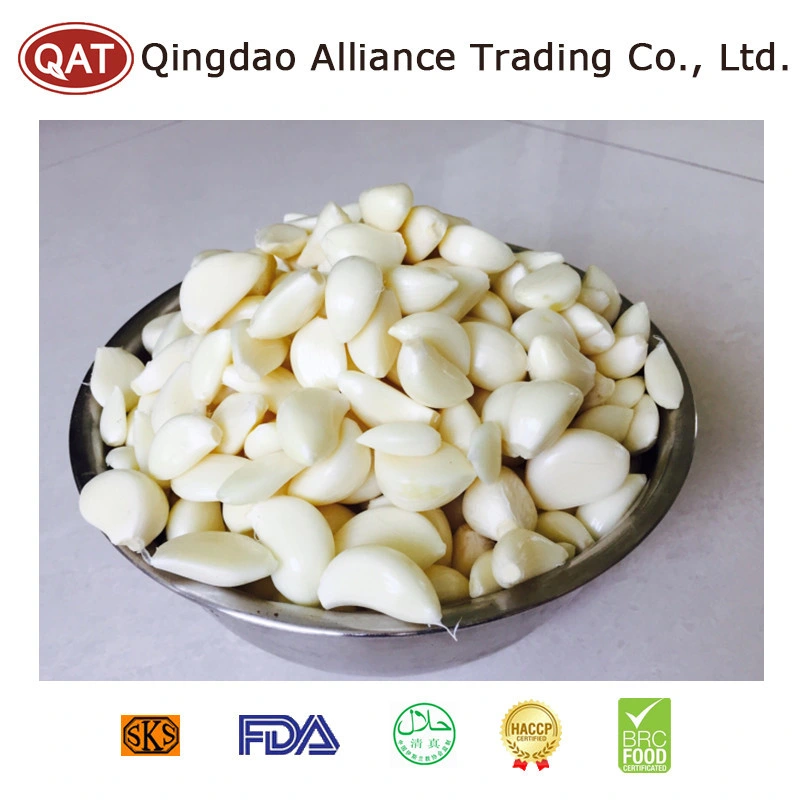 Wholesale/Supplier Price IQF Frozen Peeled Garlic Cloves Diced Garlic with Brc Grade in Bulk Retail Packing