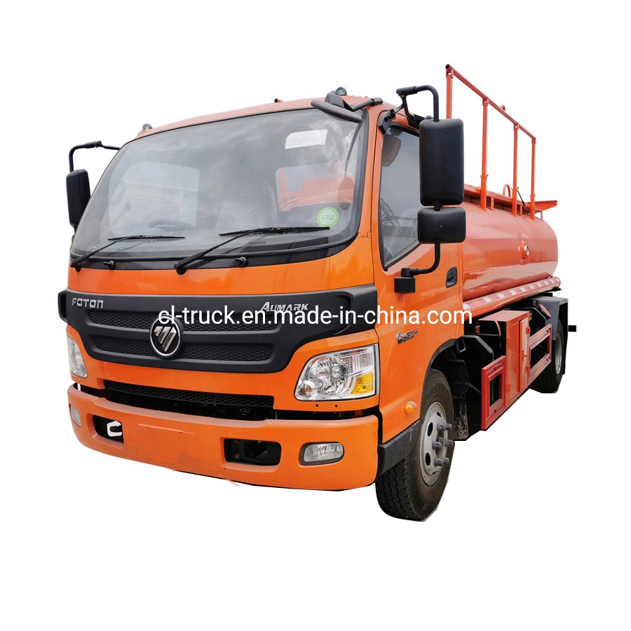 Foton Aumark Aoling Model 4X2 6cbm 7cbm 8cbm Fuel Tank Oil Transport Truck Diesel Gasoline Delivery Vehicle Undertake Bulk Orders Isuzu HOWO Dongfeng Chassis