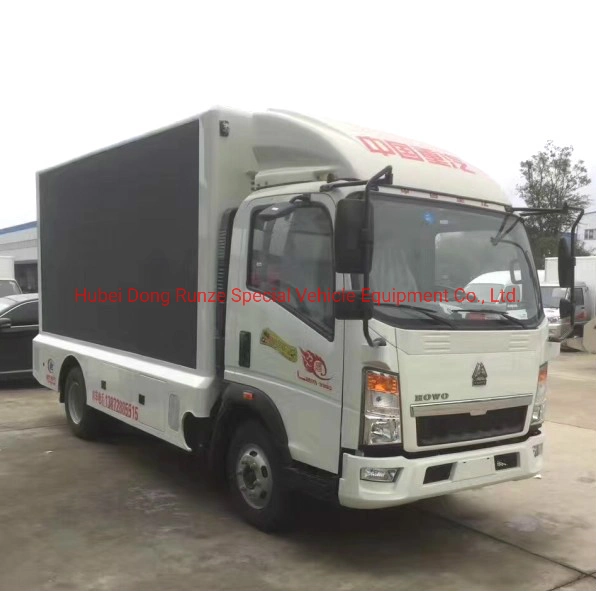 شاحنات Sino Truck HOWO ذات الإعلانات LED، لوحة إعلانات HOWO LED، عربة Sino Truck HOWO شاحنة ذات لوحات إعلانية LED، شاحنة Sino Truck HOWO Mobile LED Stage، شاحنة صينية شاشة LED الخاصة بـ HOWO