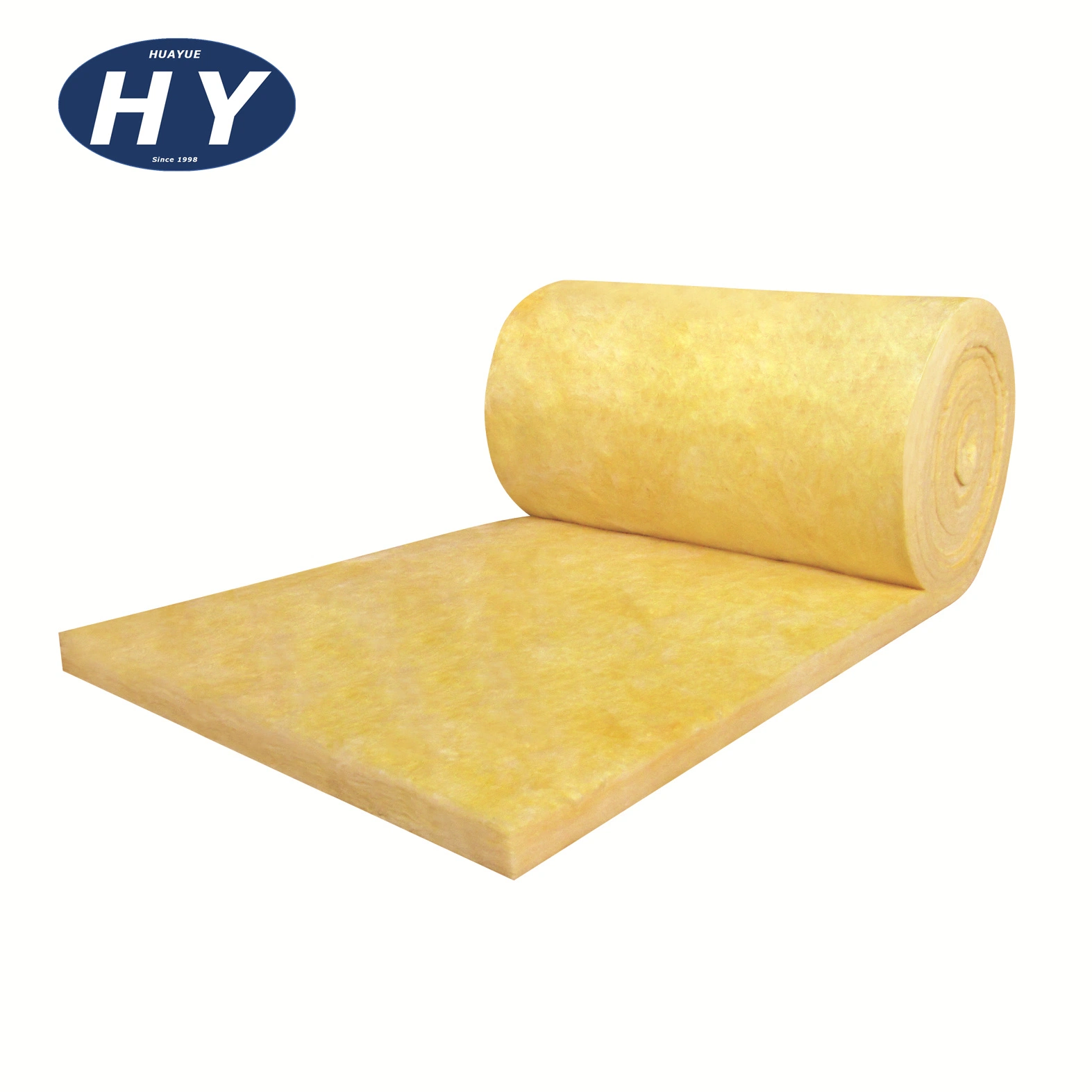 55mm Thick Fiberglass Glass Wool Insulation for Building Roof Heat Prevention