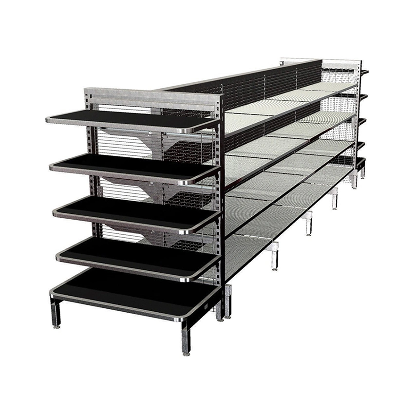 Stylish Outrigger Shelving for Contemporary Shop Displays