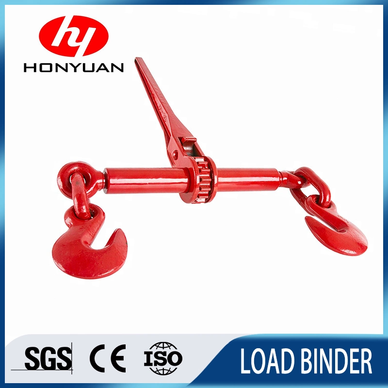 Us Type G80 Red Painted Carbonsteel Drop Forged Handle Ratchet Load Binder