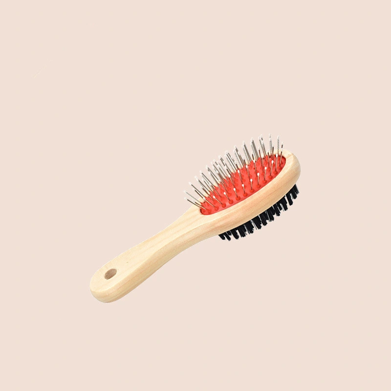 مشط للحيوانات الأليفة تنظيف الشعر من Cat Bath Needle comb تنظيف أداة تجميلية الشعر الدوامية إزالة فرشاة الجسم من Cat