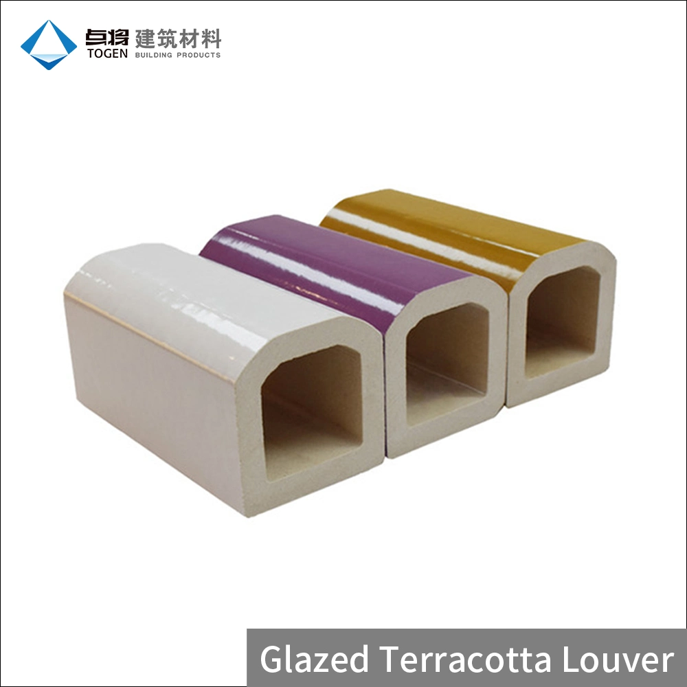 Togen Building Cladding Material Terracotta Facade Panel Terracotta Louver Curtain Wall