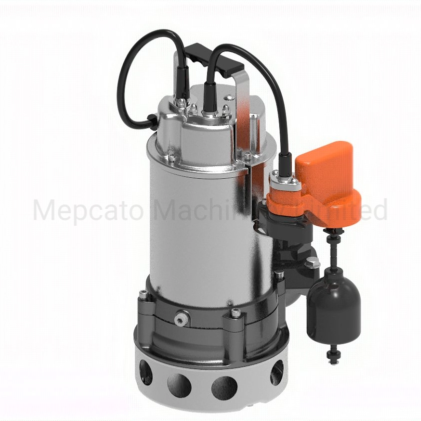 400W Stainless Steel Electric Plants Factory Vertical Trash Sewage Cutting Disposal Submersible Waste Water Drainage Pump with Cutter