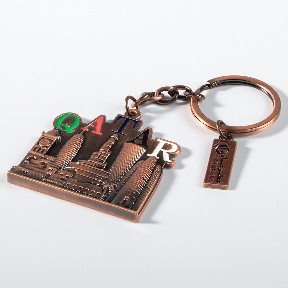 Souvenir Collection 3D Metal Souvenir Keychain Key Ring