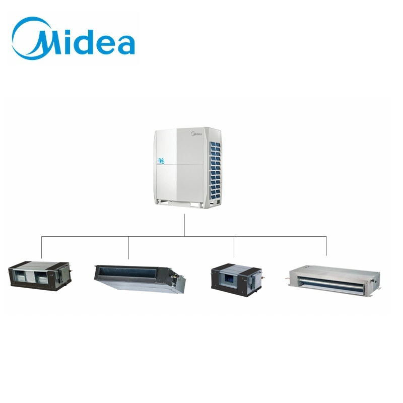 Midea 20HP 56kw Auto Snow-Blowing Function DC Hybrid Inverter Floor Standing Central Air Conditioning