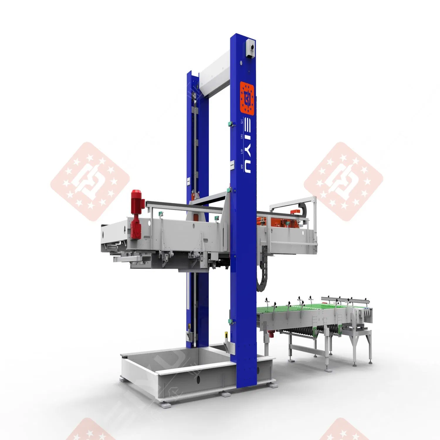 Fully Automatic Efficient Low Level Empty Glass Beer Wine Bottle Empty Tin Can Packaging Depalletizing Machine