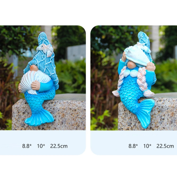 Wholesale/Supplier Garden Home Decoration Resin Ocean Summer Beach Gnome Statue