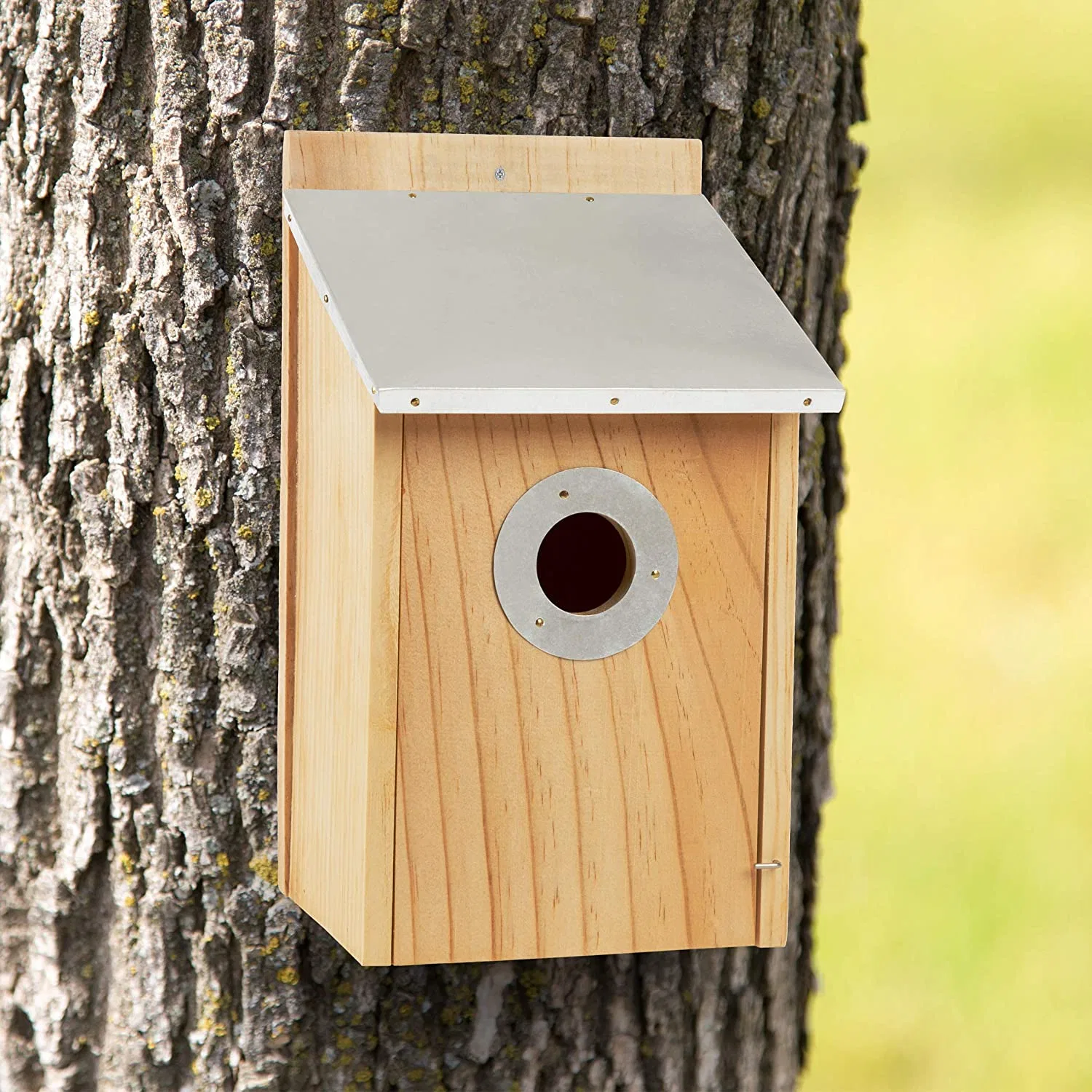 Jaula de pájaros hecha a mano Nido simple de pájaros Casa personalizada de pájaros de madera