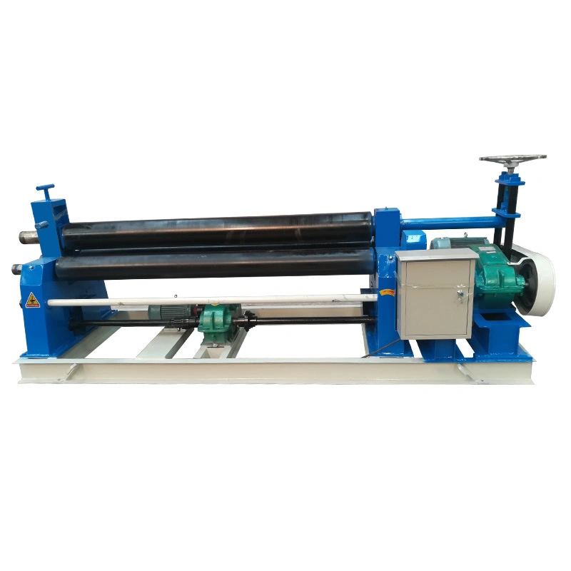 Air Duct Large Mechanical Equipment CNC Automatic 3 Roll Metal Plate Winding Machine