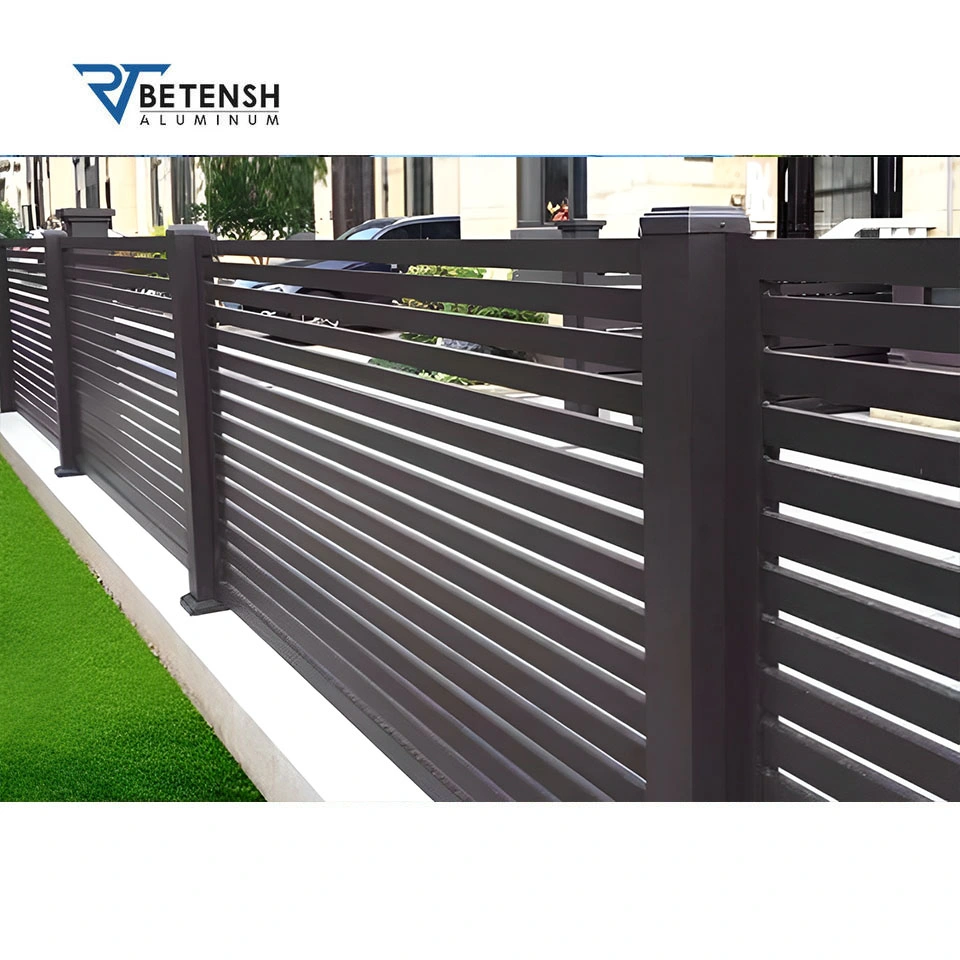 Hot Sale and Factory Price Easily Assembled DIY Durable Powder Coated Best Cost Performance Aluminum Slat Fence