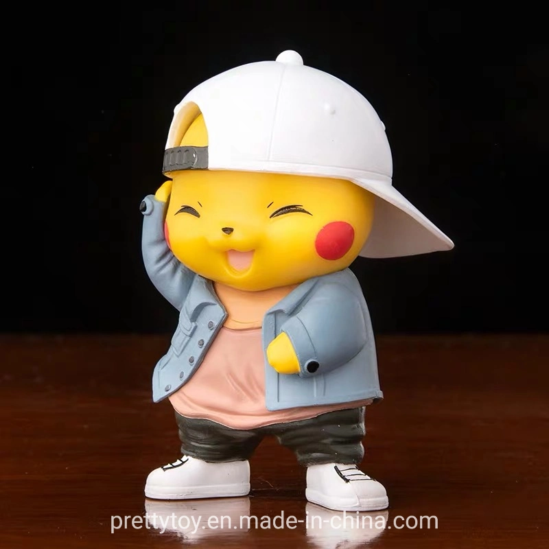 Custom Plastic Cute Hip Hop Pop Male Cartoon Character Model Toy Collection