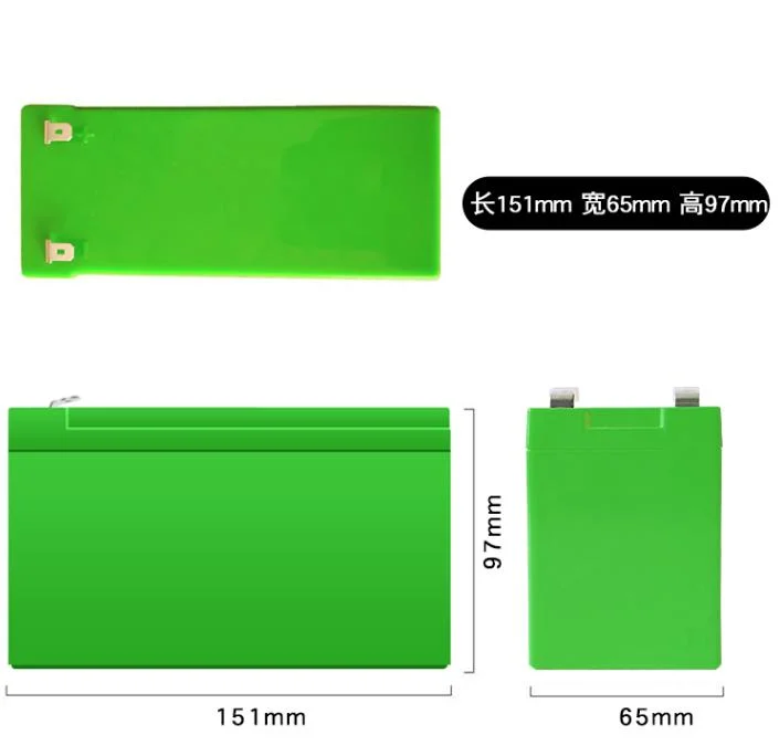 Batterie Li-ion rechargeable au lithium-12V 7 Ah pour le stockage de l'Énergie de l'onduleur moto