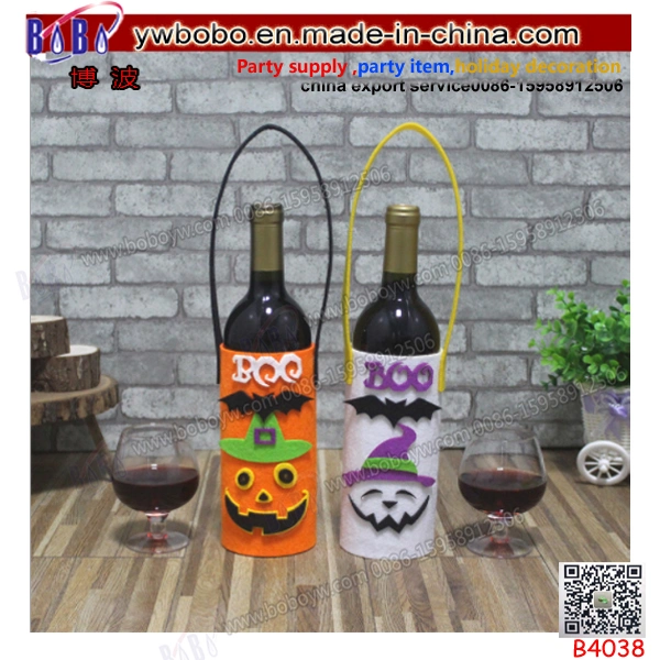 Halloween Décoration artisanat jouet cadeaux fête bouteille de vin décorer Halloween Cadeaux (B4038)