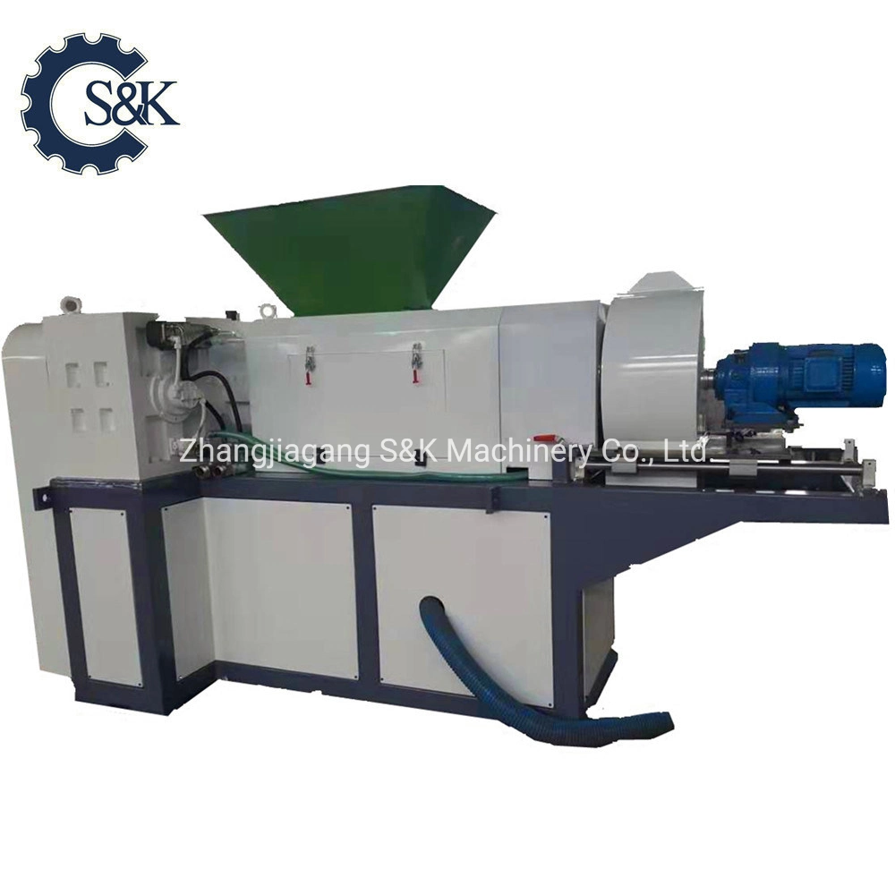 Plastic PVC PP PE Squeezer Mixer Recycling Pelletizing Extruder Washing Machine