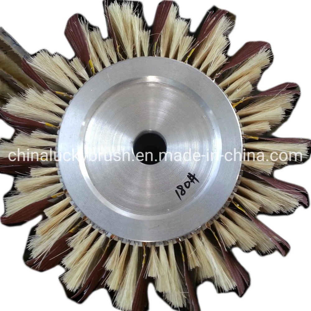 Sisal Mixture Wire Strip Brush for Sanding Machine (YY-113)