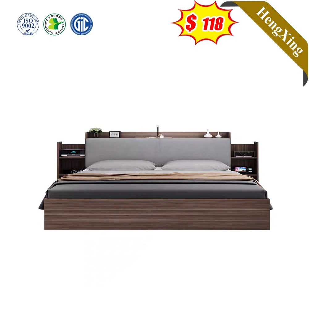 Comércio por grosso de madeira tamanho King Cama Infantil Beliche Mobiliário Cápsula Define armazenamento duplo sofá cama do quarto