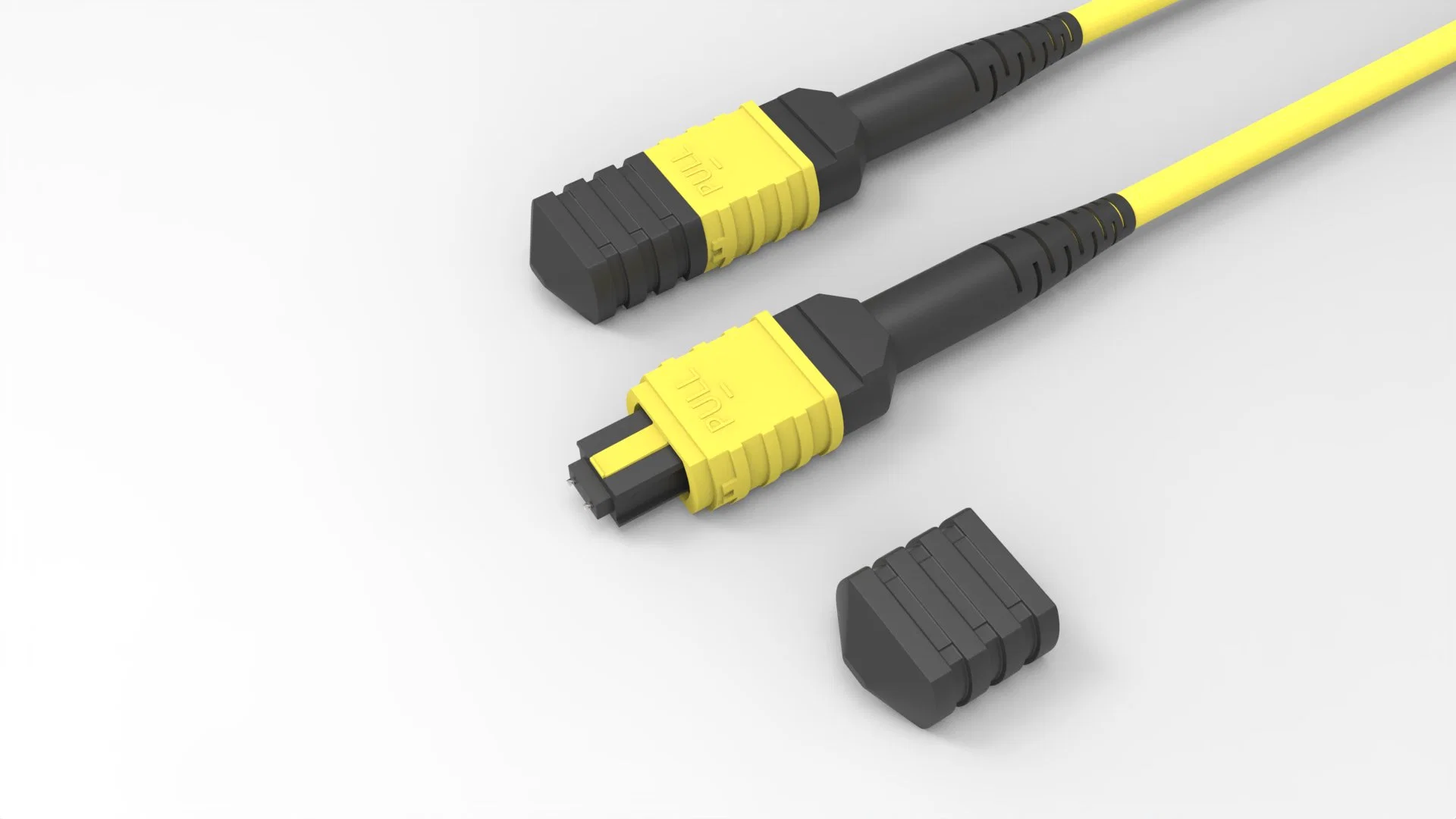 Introduza um cabo de ligação de fibra ótica MPO/MTP para Ligue a grelha no Centro de dados