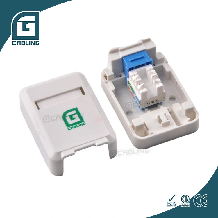 Gcabling Communication Ethernet Networking ETL CE RoHS 8p8c RJ45 Coupler UTP Unshielded CAT6 Keystone Jacks