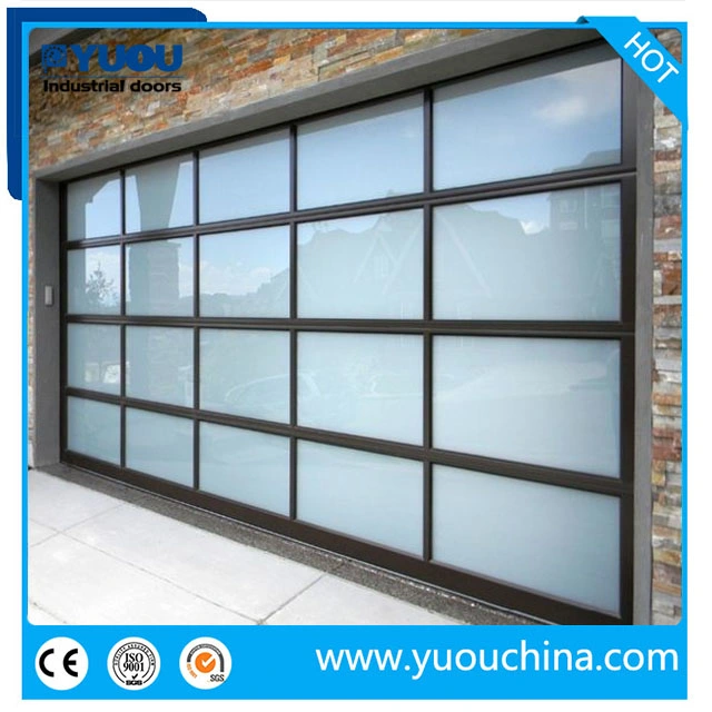 Energy-Efficient Plexiglass Glass Aluminum Garage Door Sliding Door