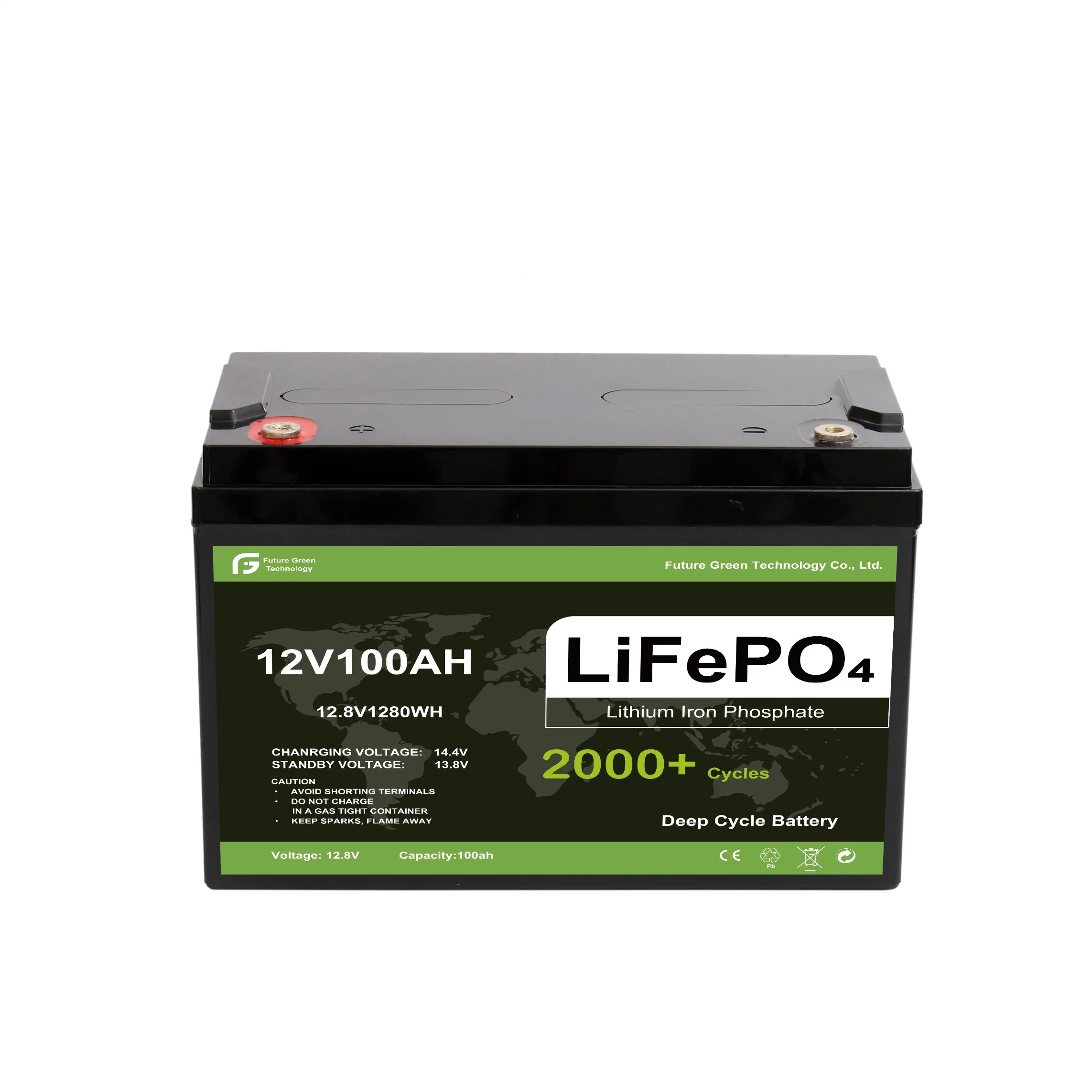 12V24ah rechargeable au lithium-ion batterie LiFePO4 Pack avec l'écran