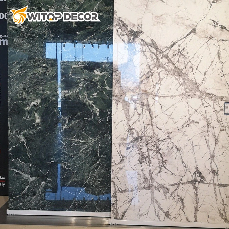 Wholesale/Supplier High Glossy Marble Substitute Solid PVC Plastic UV Board for Living Room